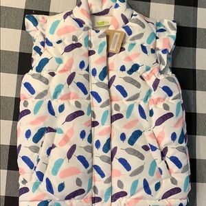 New Crazy 8 Girls Puffer Vest Size 5T